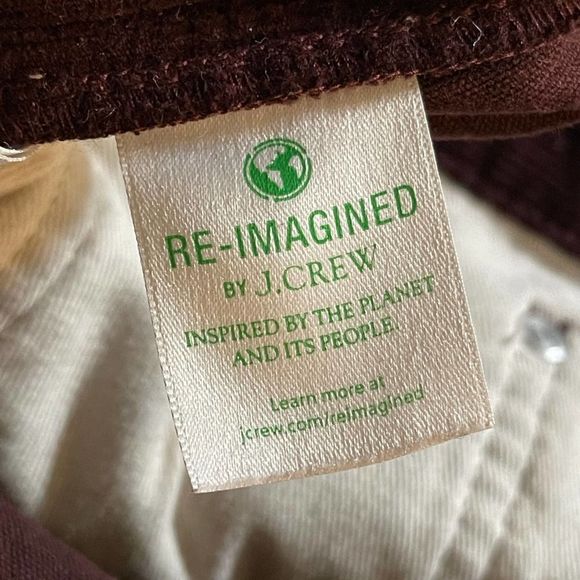 J. Crew Factory Men's Straight Jeans - Rich Burgundy - Picture 7 of 12